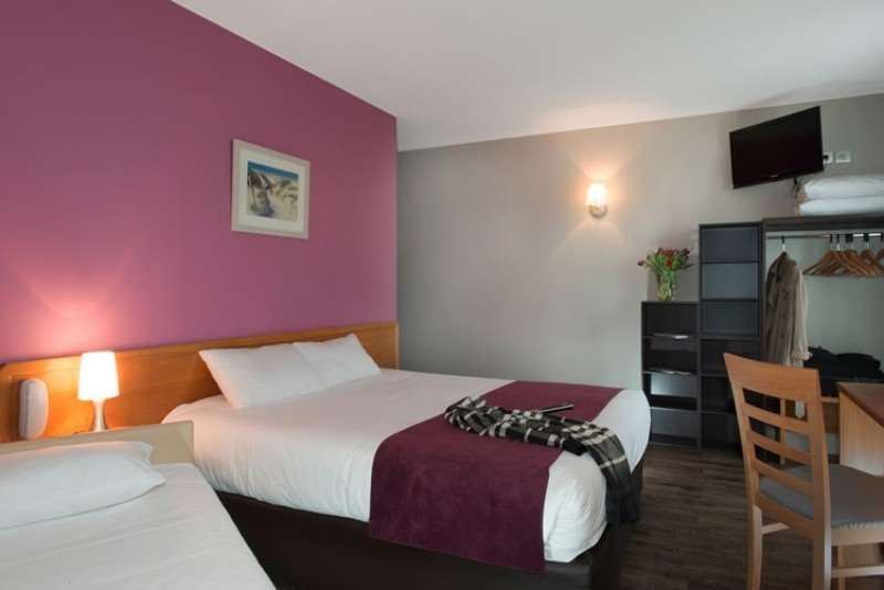 Brit Hotel Les Alizes Порник Ресторант снимка